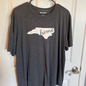 Gray NC Home Graphic Tee
